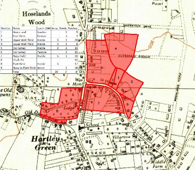 Hartley Kent: Woodins Farm in 1844